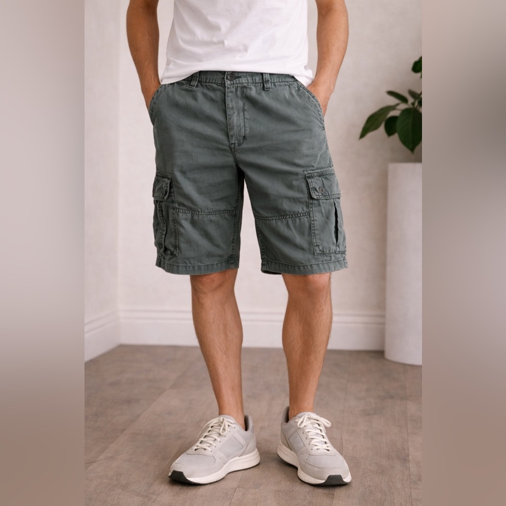 Men's Cargo Shorts - Olive BB4